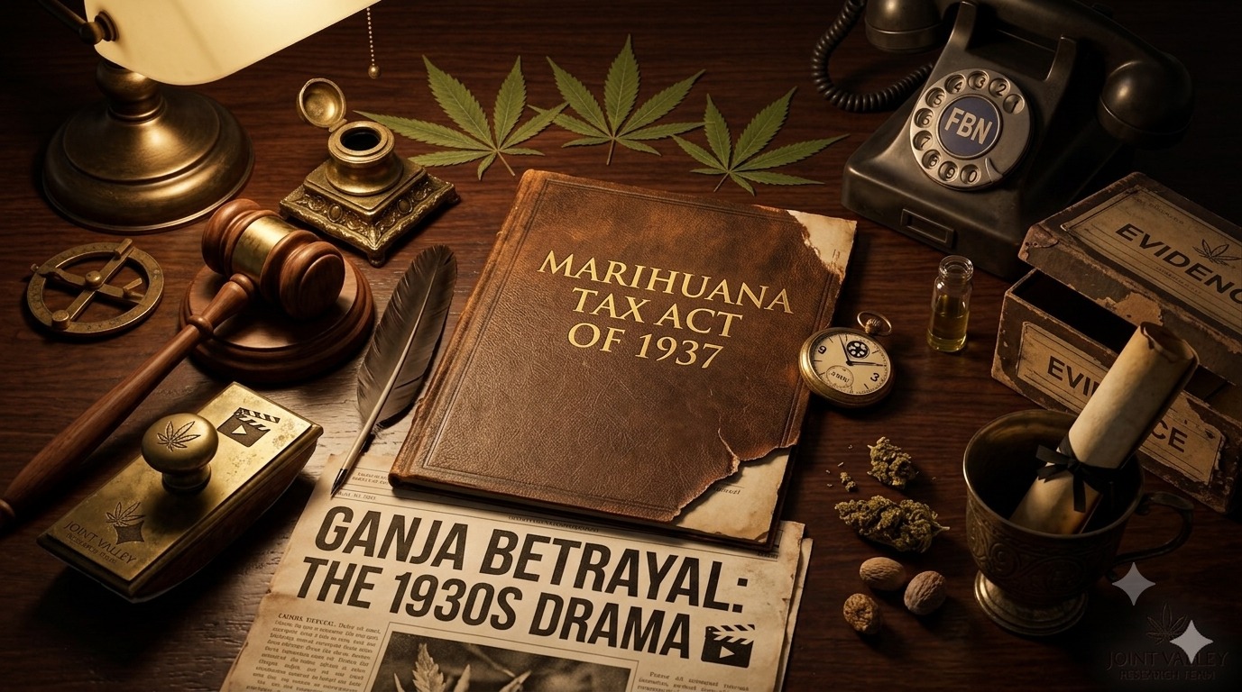 Ganja vs. The 1930s: The Ultimate Plant Betrayal 🎬 - cannabis education article cover